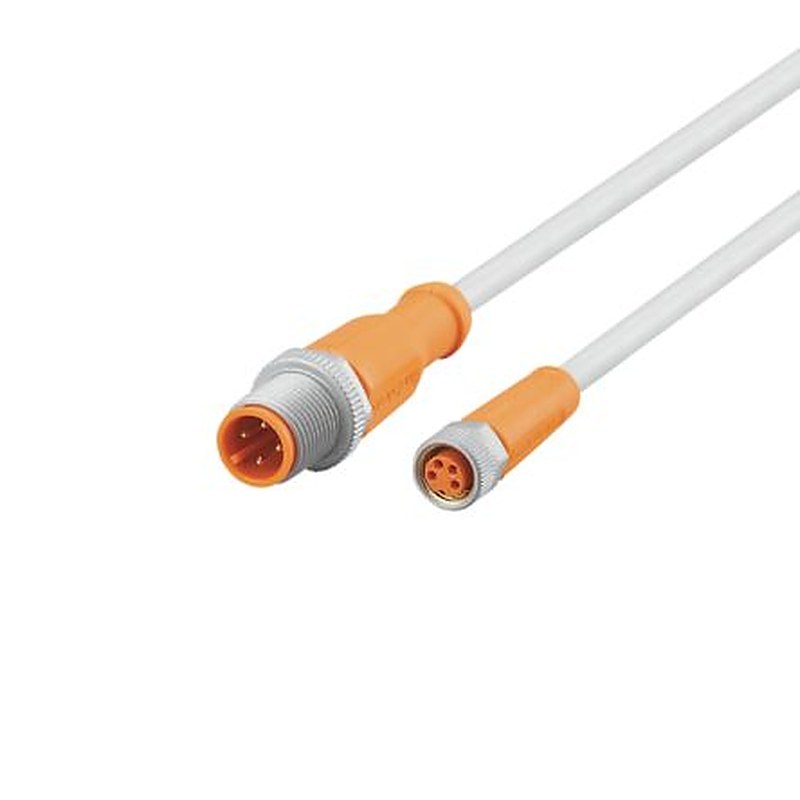 ifm electronic Male 1 way Straight to Female 1 way Straight Sensor Actuator Cable, 600 mm