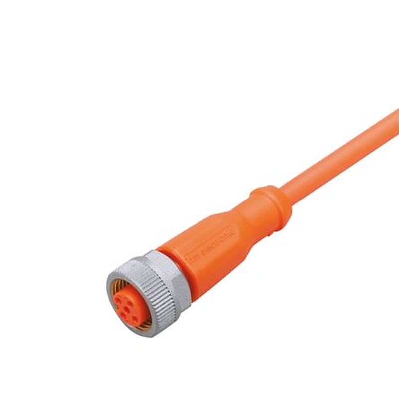 ifm electronic Female 1 way Straight to Unterminated Sensor Actuator Cable, 2 m