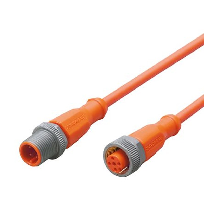 ifm electronic Male 1 way Straight to Female 1 way Straight Sensor Actuator Cable, 2.5 m