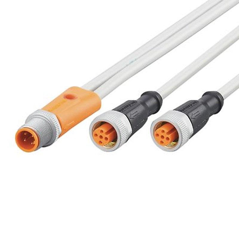 ifm electronic Male 2 way Straight to Female 2 way Straight Sensor Actuator Cable, 300 mm