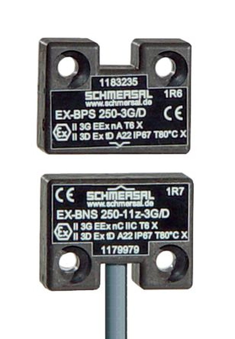 Schmersal EX-BNS 250 Series Magnetic Non-Contact Safety Switch, Fibreglass Reinforced Thermoplastic Housing, 24V dc, NO,