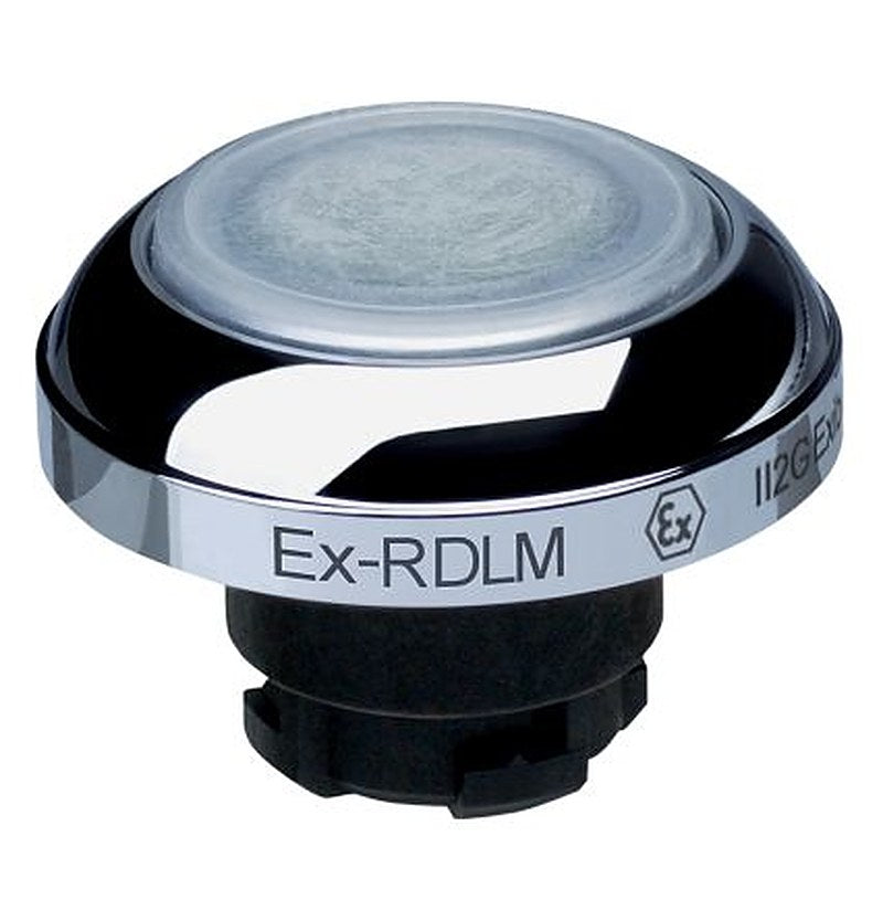 Schmersal EX-RDL Series White Momentary Push Button Head, 22.3 mm Cutout, IECEx
