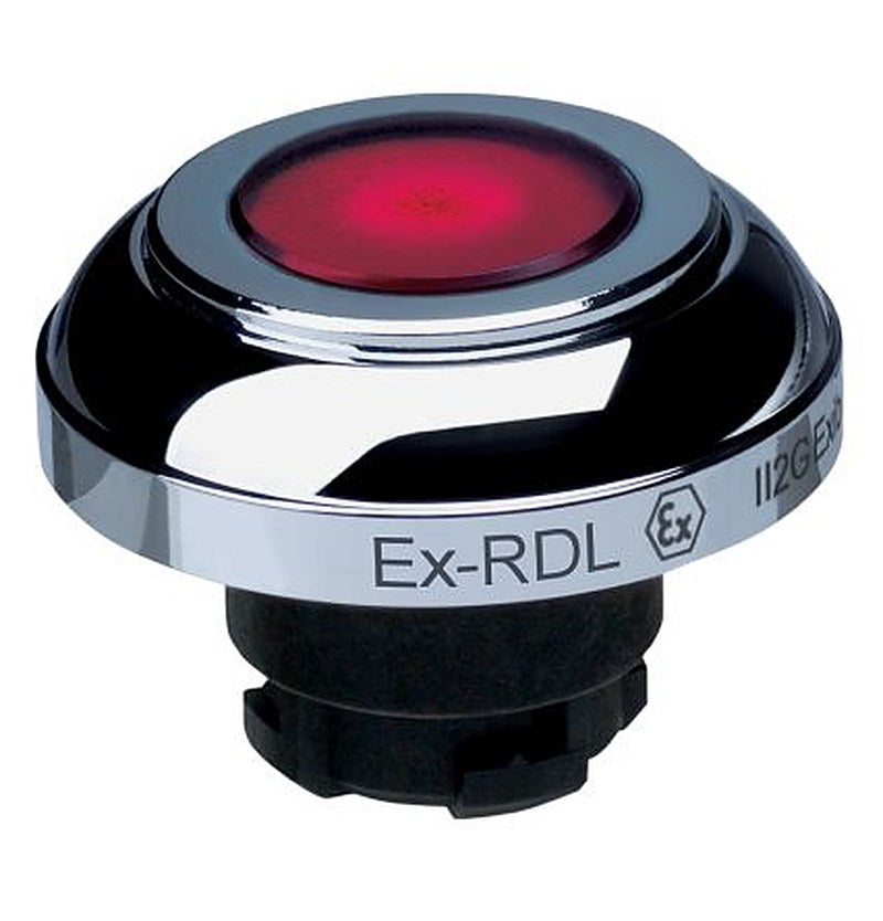 Schmersal EX-RDL Series Red Momentary Push Button Head, 22.3 mm Cutout, IECEx