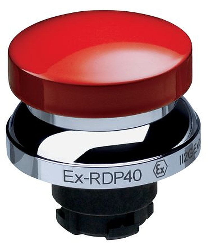 Schmersal EX-RDP Series Red Momentary Push Button Head, 22.3 mm Cutout, IECEx