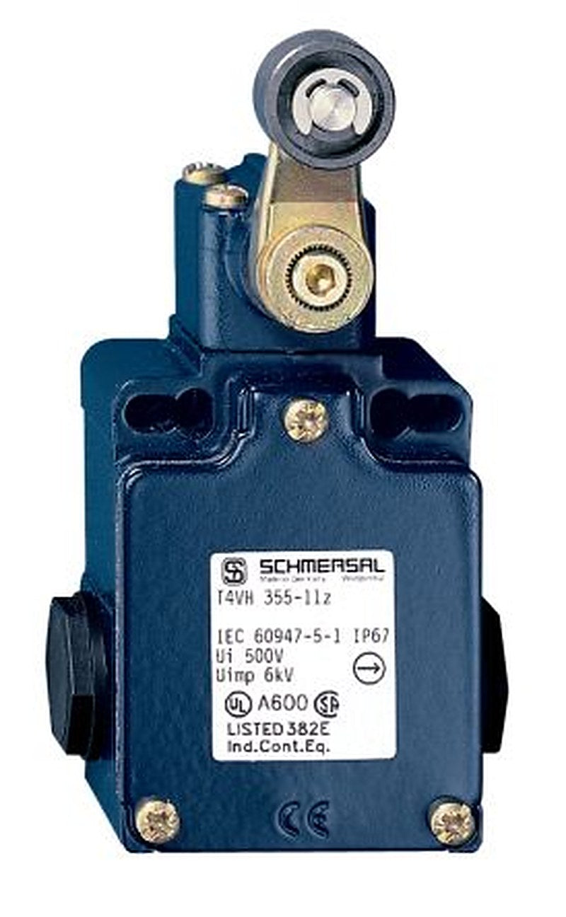 Schmersal EX-T Series Roller Lever Safety Interlock Switch, IP65, Die Cast Housing, 230V ac, 4A