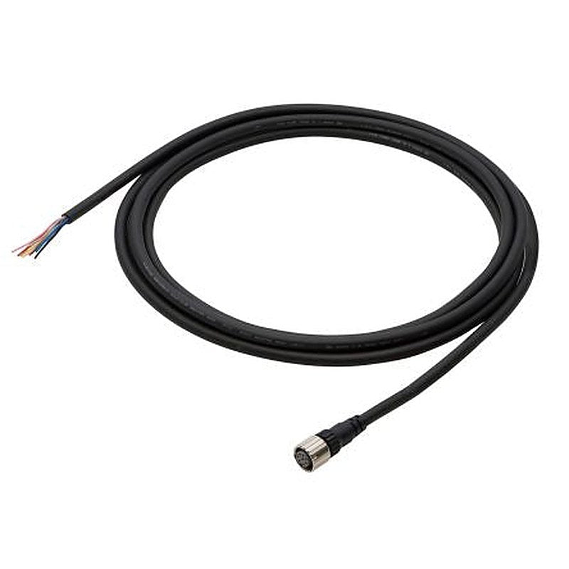 Omron, F3SG-R Series Single-Ended Cable for Receiver 14.9 mm for Use with Receiver M12 Connector (8-pin)