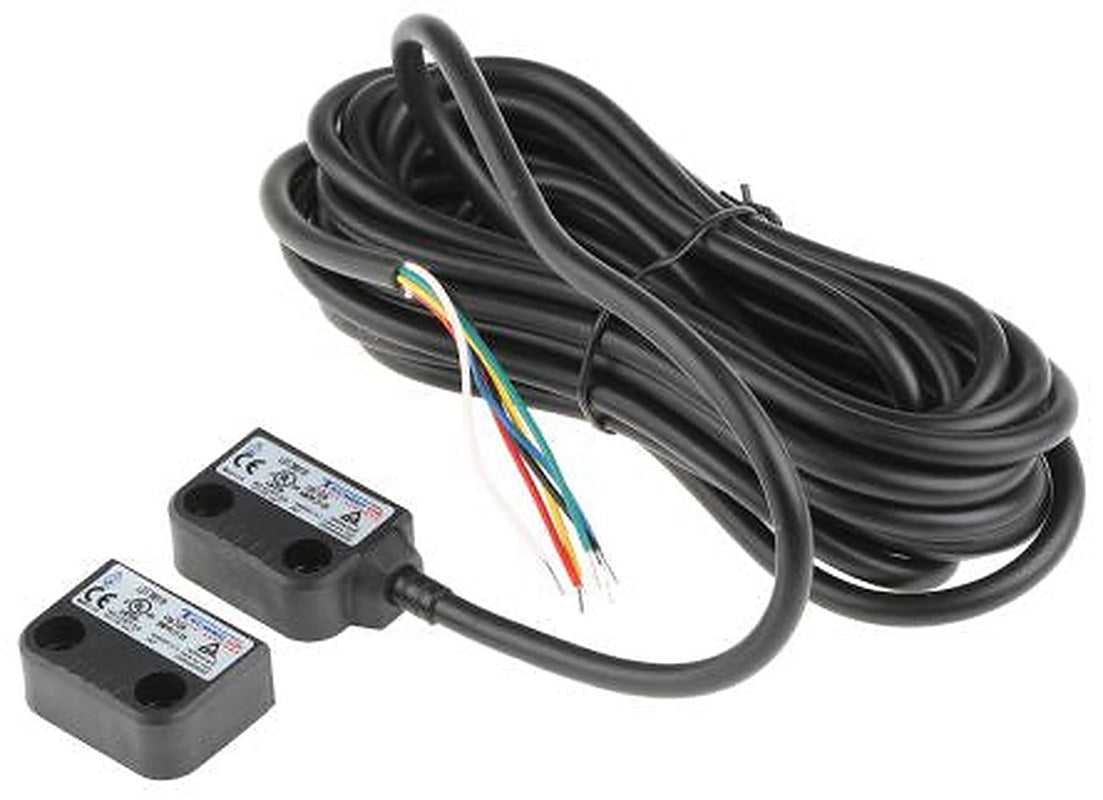 Omron F3S-TGR-N_R Series Magnetic Non-Contact Safety Switch, Plastic Housing, 24V dc, NO, 2 NC, 5 m Cable