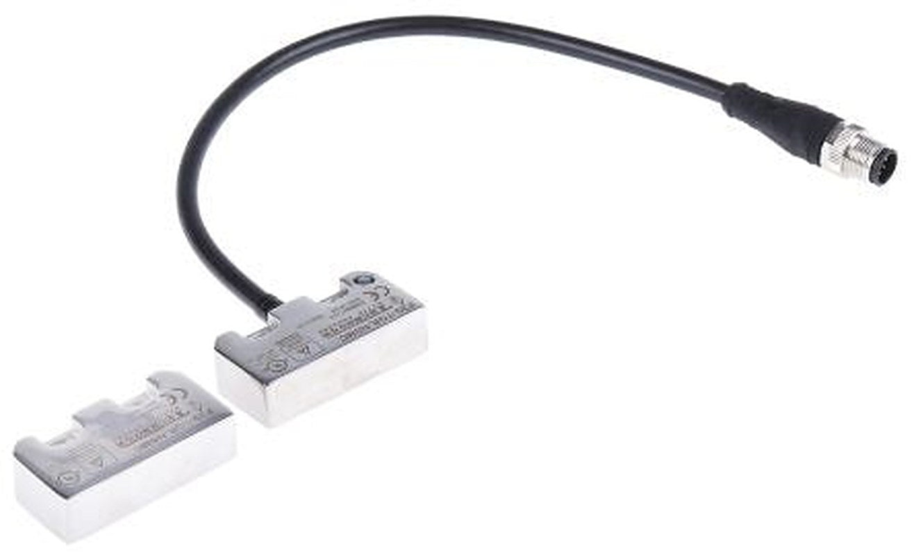 Omron F3S Series Magnetic Non-Contact Safety Switch, Stainless Steel Housing, 10V dc, 2 NC, NO, M12