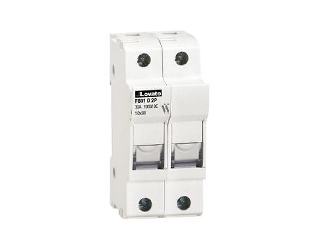 Lovato 32A Rail Mount Fuse Holder, 2P-Pole, 1kV