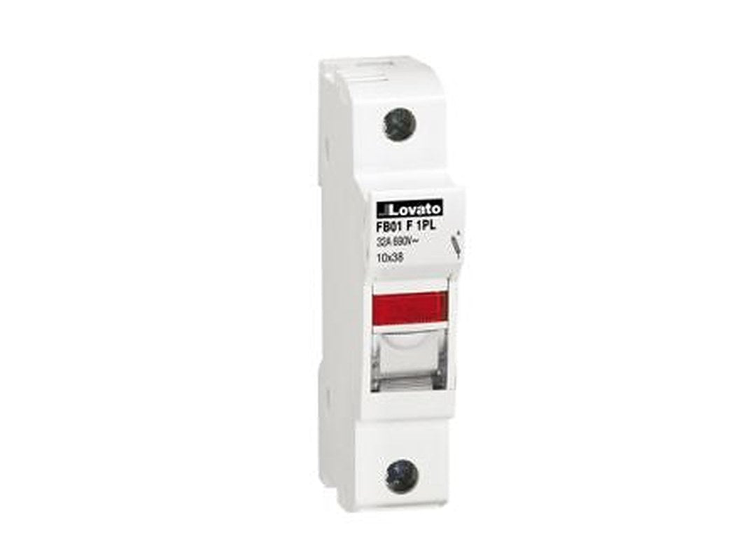 Lovato 32A Fuse Holder for 10 x 38 mm, 1P-Pole, 690V ac