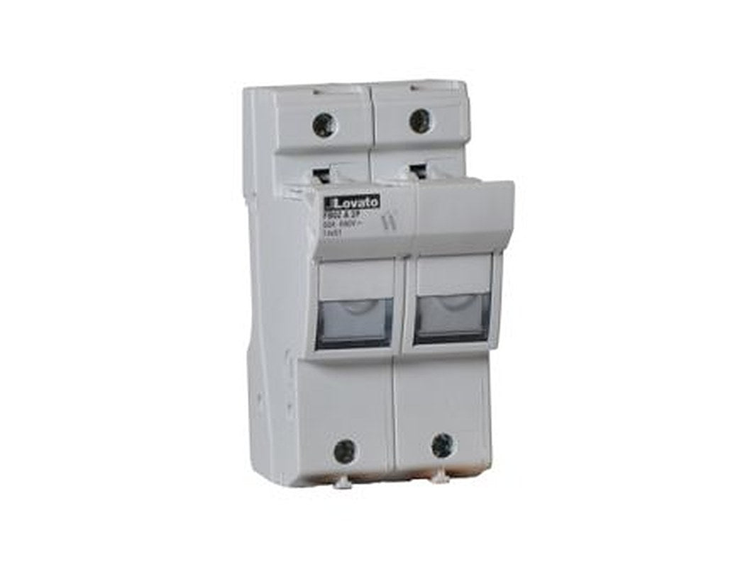 Lovato 50A Base Mount Fuse Holder, 2P-Pole for 14 x 51 mm, 690V ac
