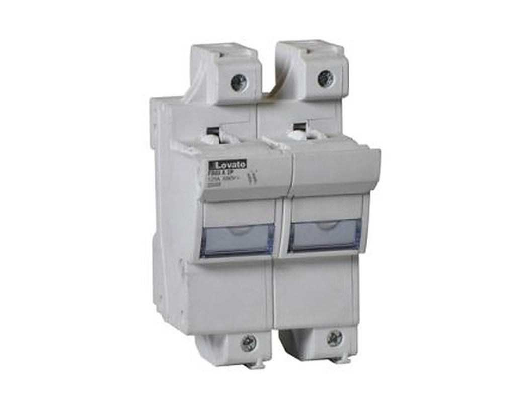 Lovato 100A Base Mount Fuse Holder, 2P-Pole for 22 x 58 mm, 690V ac