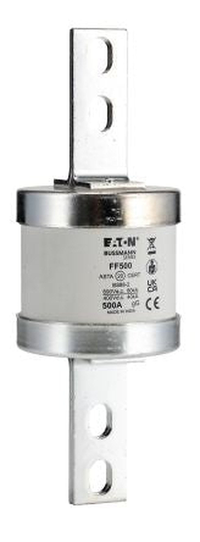 Eaton 500A Bolted Tag Fuse C2 550 V ac, 400V dc, 185 mm