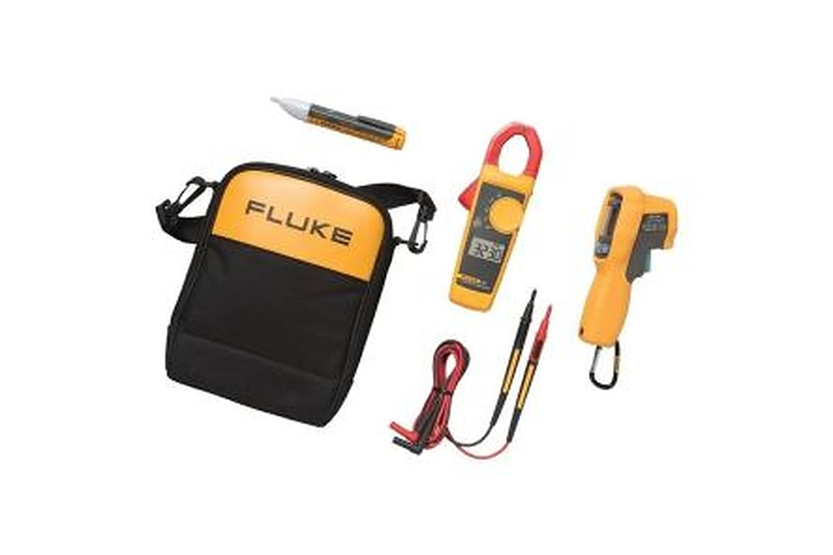 Fluke 62 MAX+ Thermometer Kit, -30 °C Min, 650 °C Max, ± 1 °C Accuracy, °C and °F Measurements