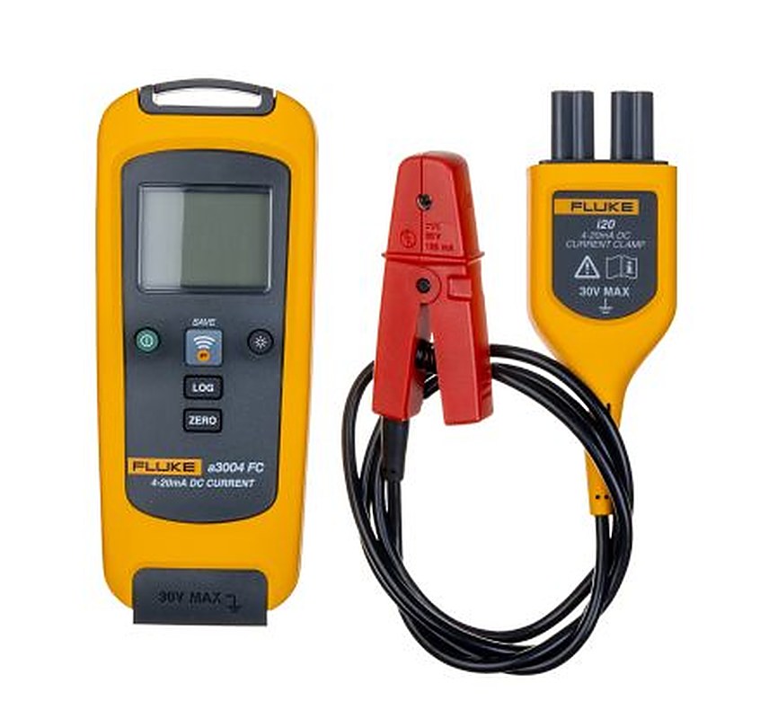 Fluke A3004FC Clamp Meter, 400 mA 600 V dc CAT III Non-Contact Voltage Detector