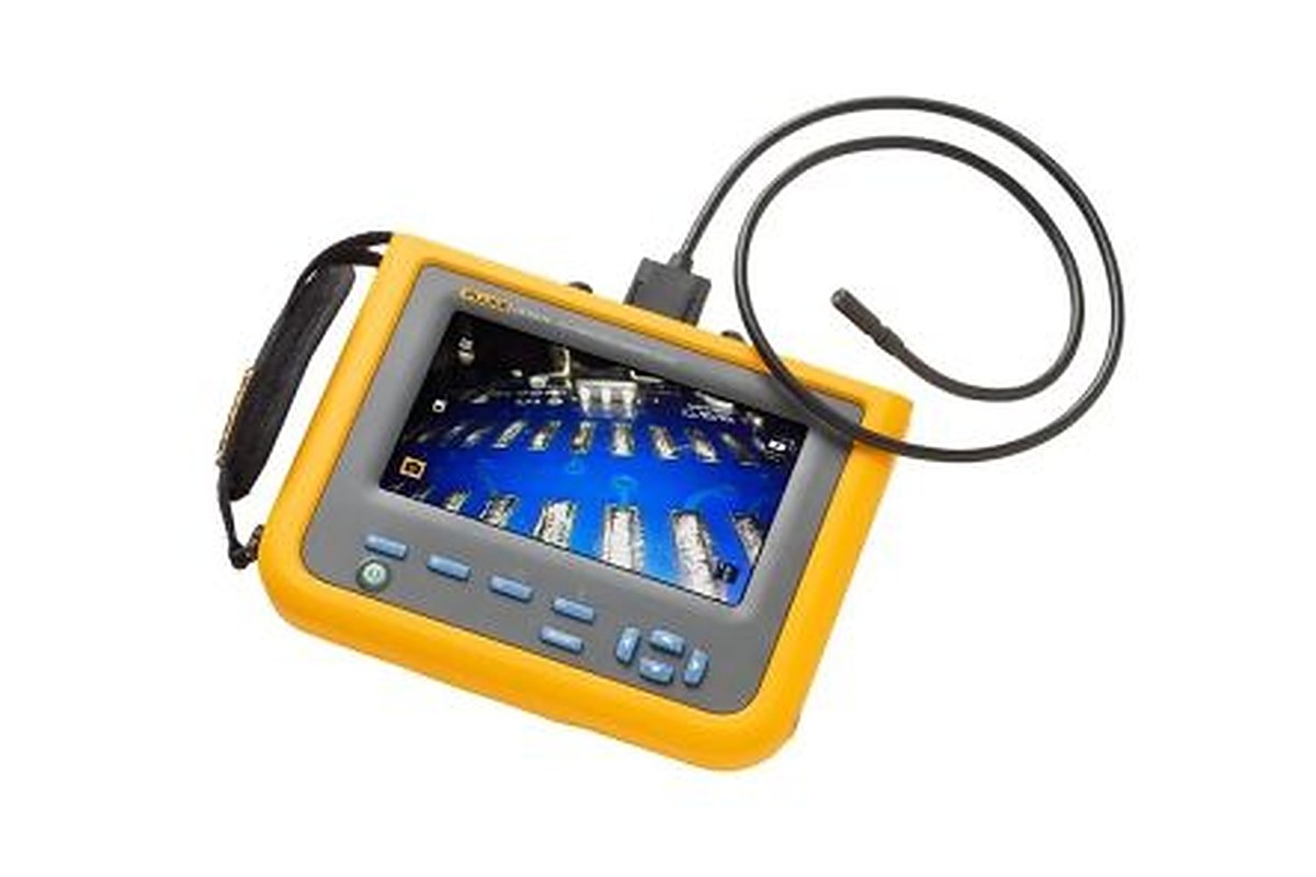 Fluke FLK-DS703 FC 8.5 mm probe Videoscope, 1.2 m Probe Length, 1280 x 720 pixel Resolution, LED Illumination, Elastomer