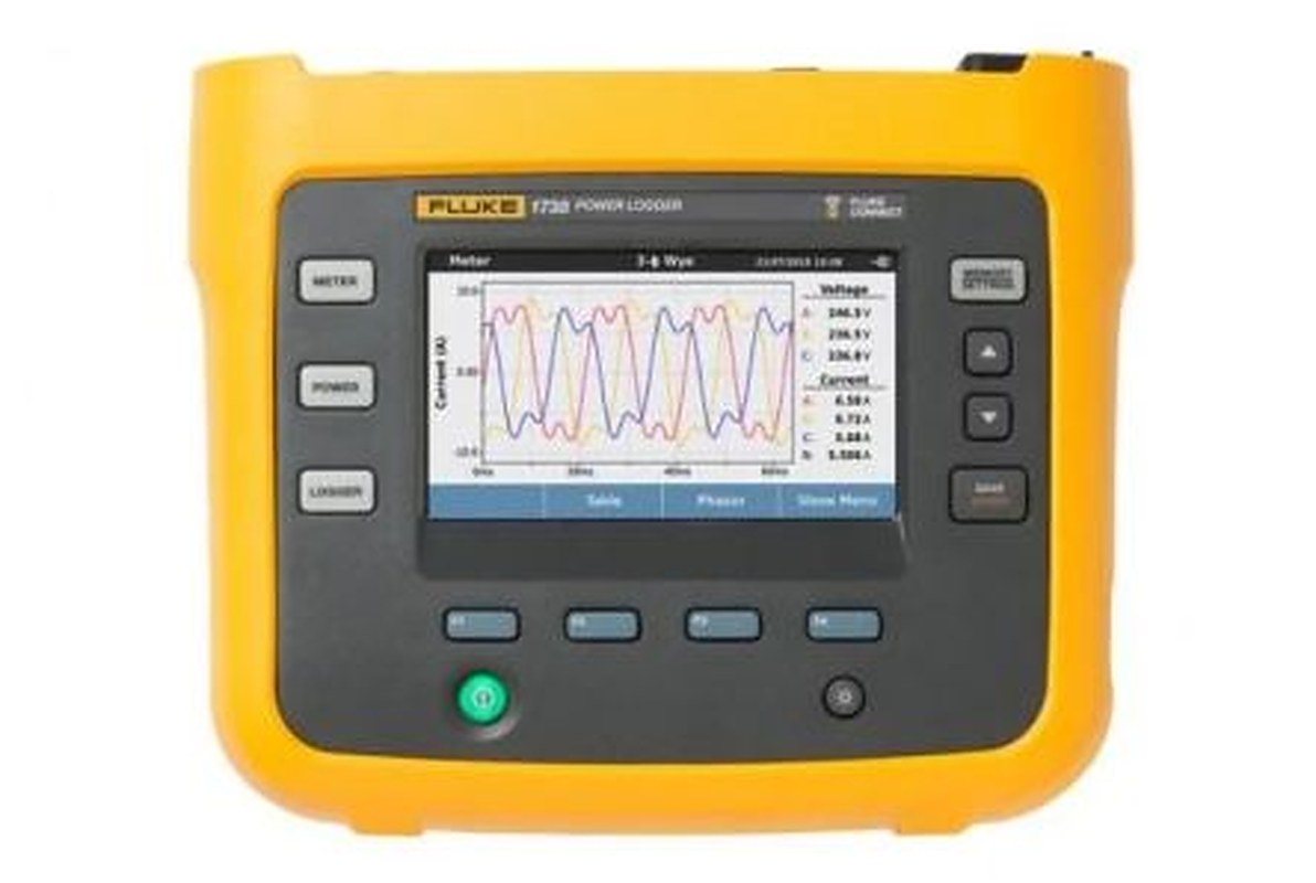 Fluke 1736/FPC Power Quality Analyser, 3-Phase, 1414V