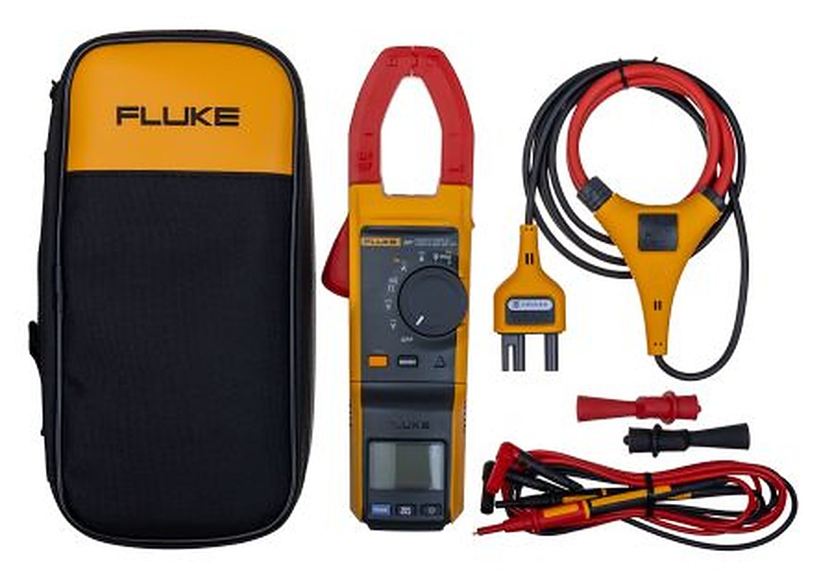Fluke 381 Clamp Meter, 999.9 A 2500 A 1000 V dc 1000 V ac CAT IV, CAT III Non-Contact Voltage Detector, UKAS