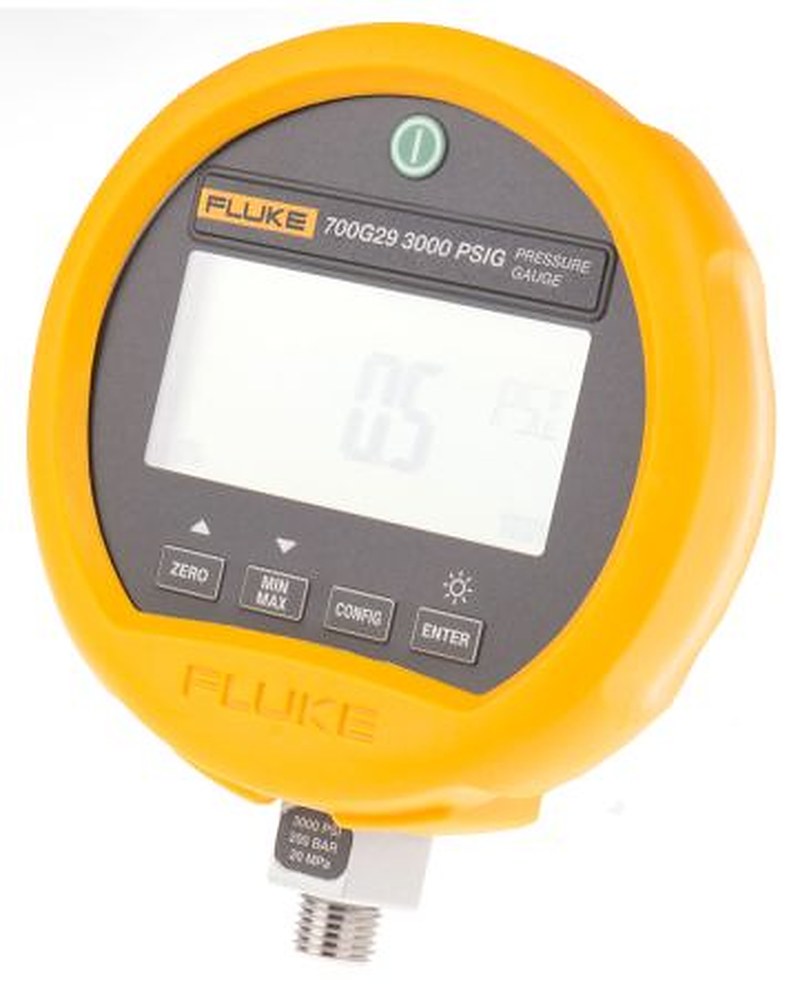 Fluke G 1/4 RS232 Pressure Gauge, 114 mm, 200 bar, RSCAL