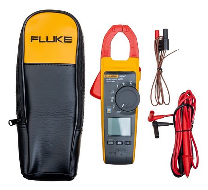 Fluke 902 FC Clamp Meter, 200 μA 600 A 600 V dc 600 V ac CAT III, CAT IV Non-Contact Voltage Detector