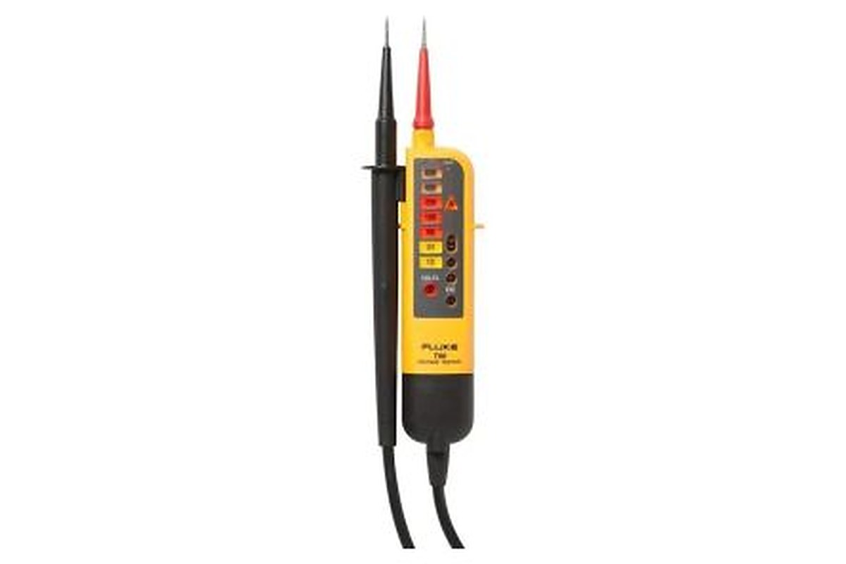 Fluke T90, Digital Voltage Tester, 690V ac/dc Continuity Check, Battery Powered CAT II, CAT III, FLUKE T90