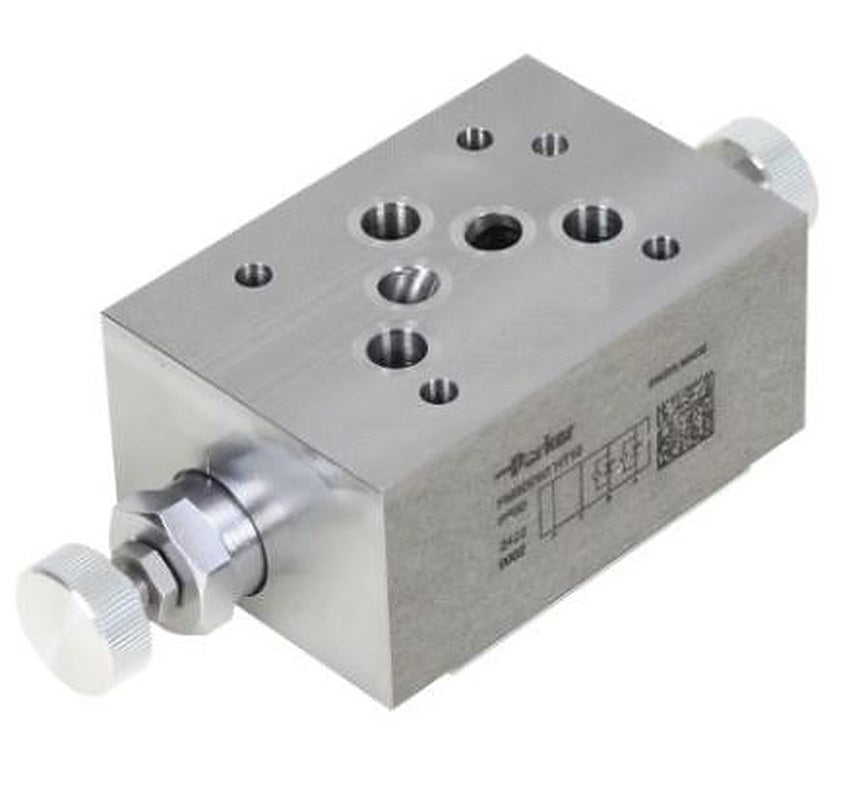 Parker Steel Single Surface Mounting, Hydraulic Check Valve, FM2DDSVHT, 80L/min, 0.5 bar Cracking Pressure