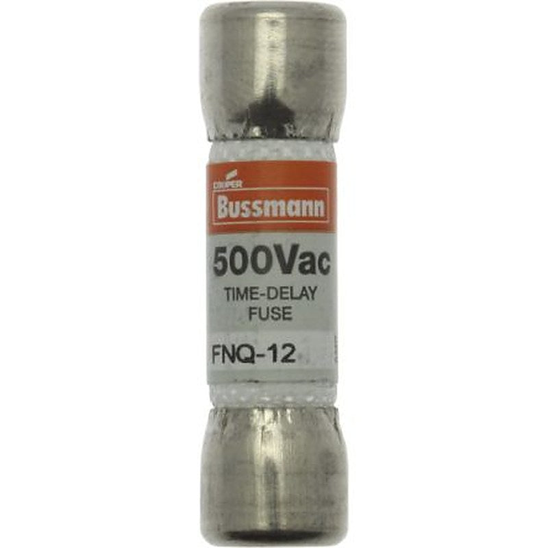 Eaton 12A T Nickel Plated Bronze Cartridge Fuse, 10 x 38 mm