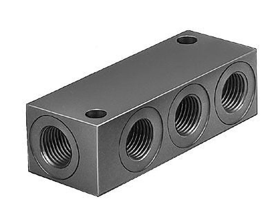 Festo FR-4 series 3 station G Manifold for use with Additional Reservoir For Timers, Mounting Frames, 6704