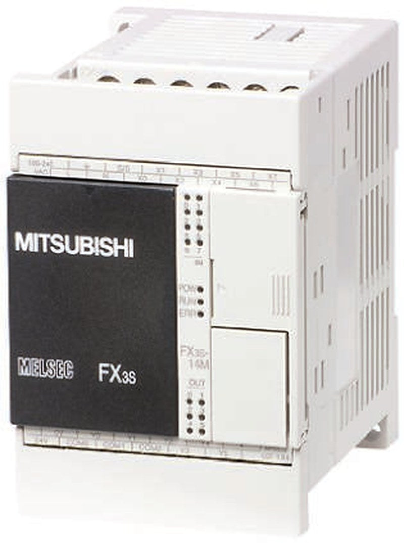 Mitsubishi Electric FX3S Series PLC CPU, Relay Output, 8-Input, DC Input