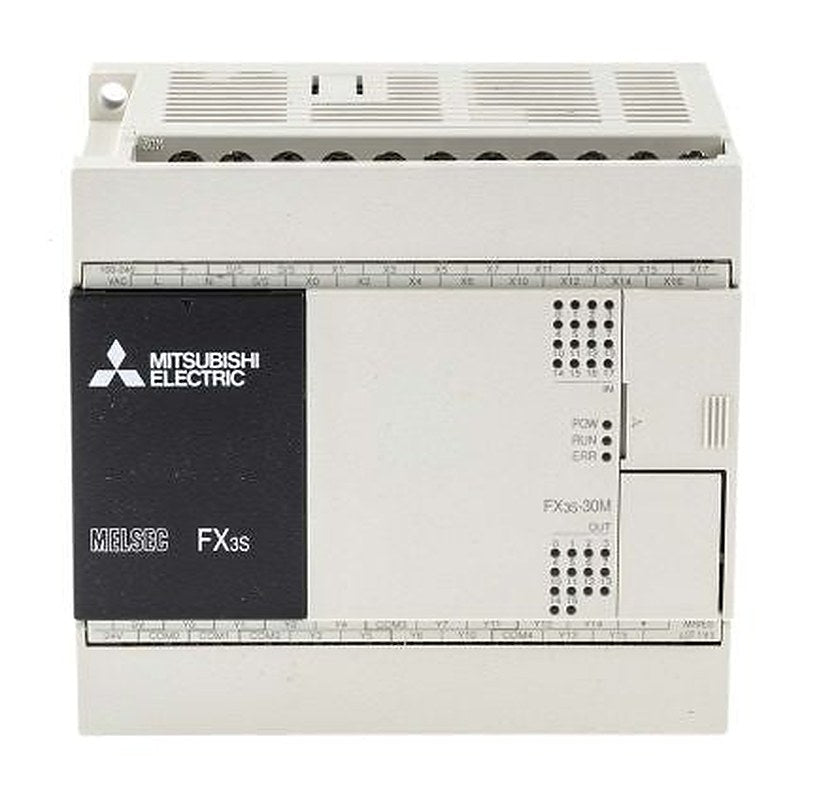 Mitsubishi Electric FX3S Series PLC CPU, Relay Output, 16-Input, DC Input