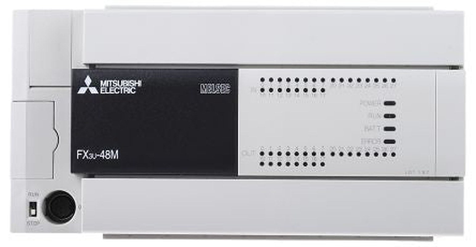 Mitsubishi Electric FX3U Series Logic Module, Transistor Output, 24-Input, Sink Input