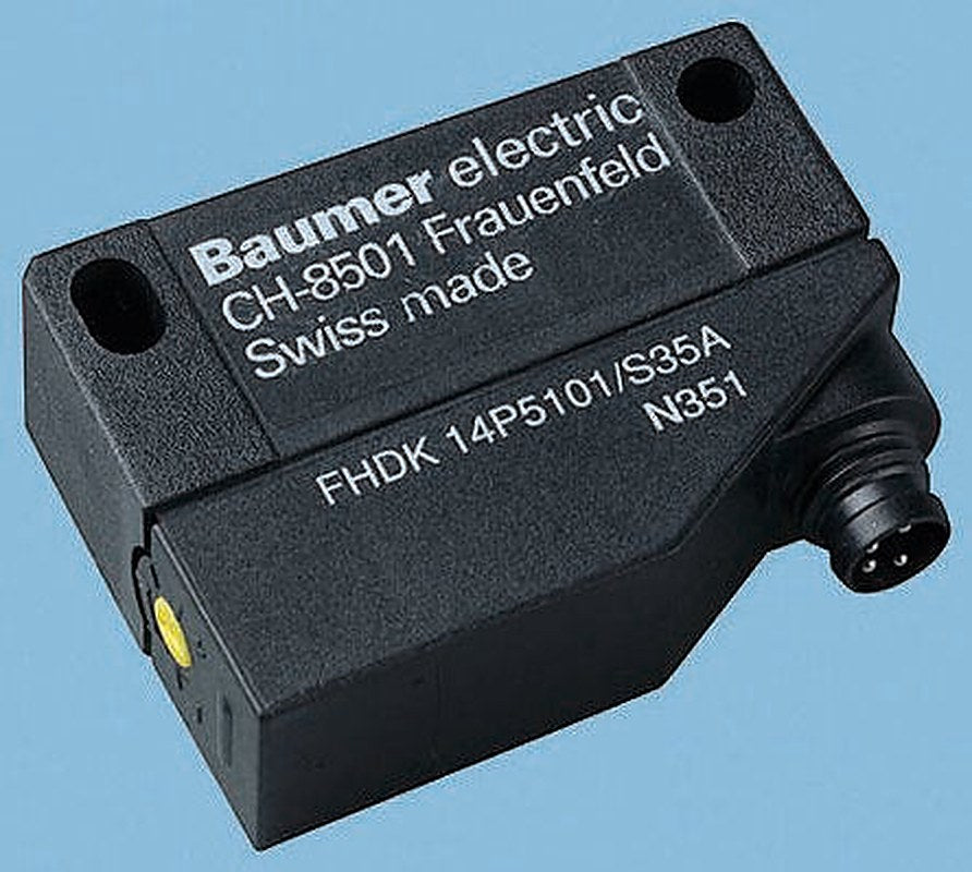 Baumer Diffuse Photoelectric Sensor, Block Sensor