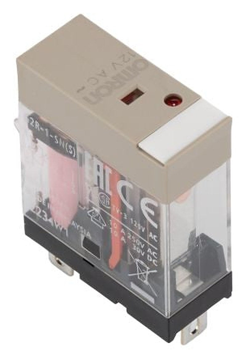 Omron Non-Latching Relay, 12V ac Coil, 10A Switching Current, SPDT