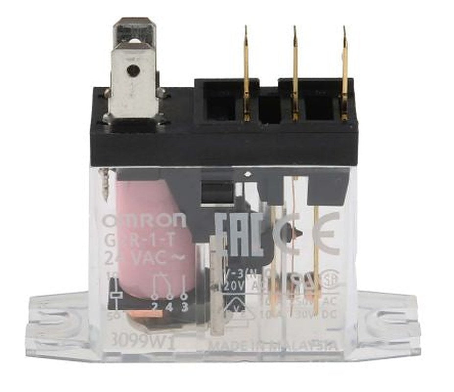 Omron Panel Power Relay, 24V ac Coil, 10A Switching Current, SPDT