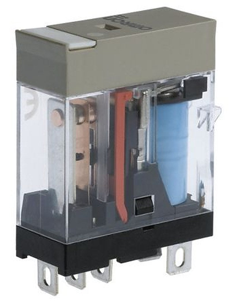 Omron Power Relay, 24V Coil, 5A Switching Current, DPDT