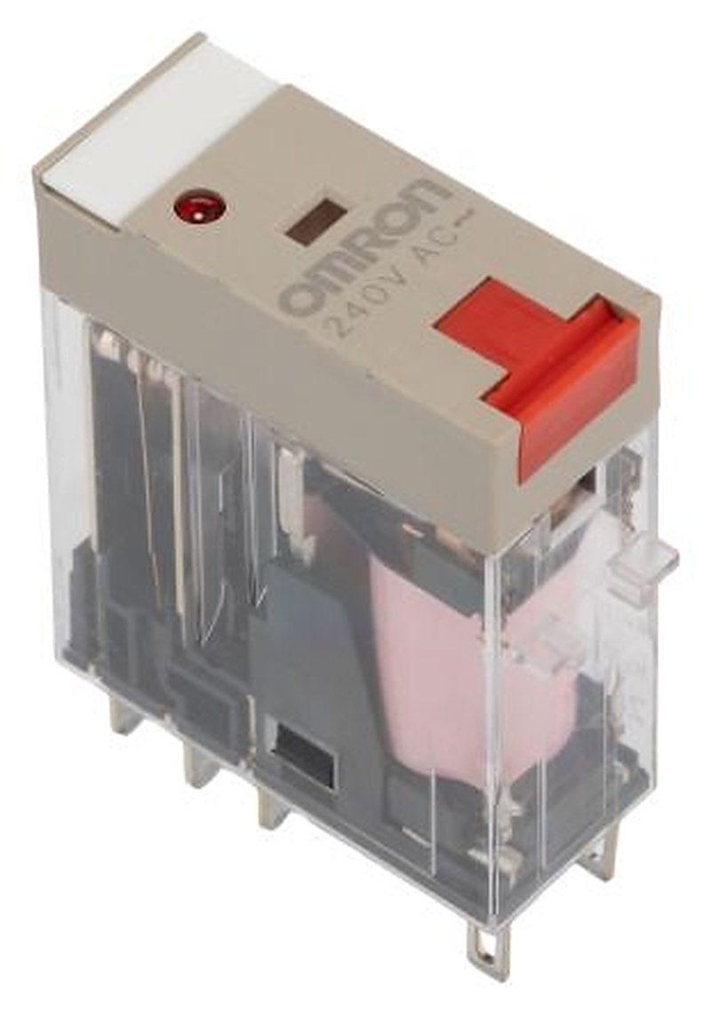 Omron Relay, 240V ac Coil, 5A Switching Current, DPDT