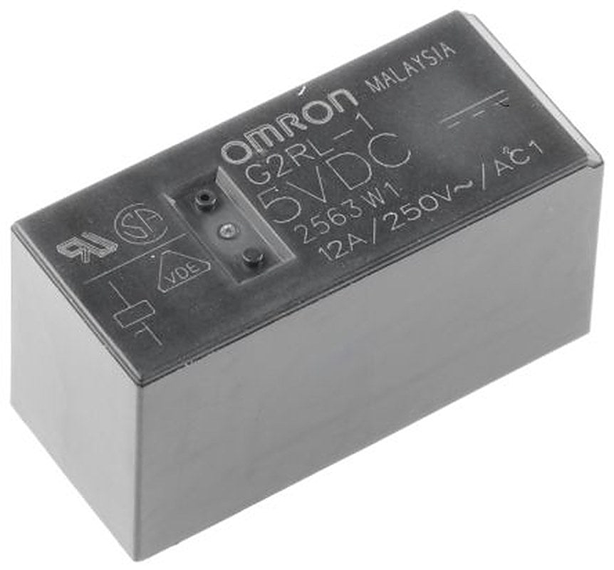 Omron PCB Power Relay, 5V dc Coil, 16A Switching Current, SPDT