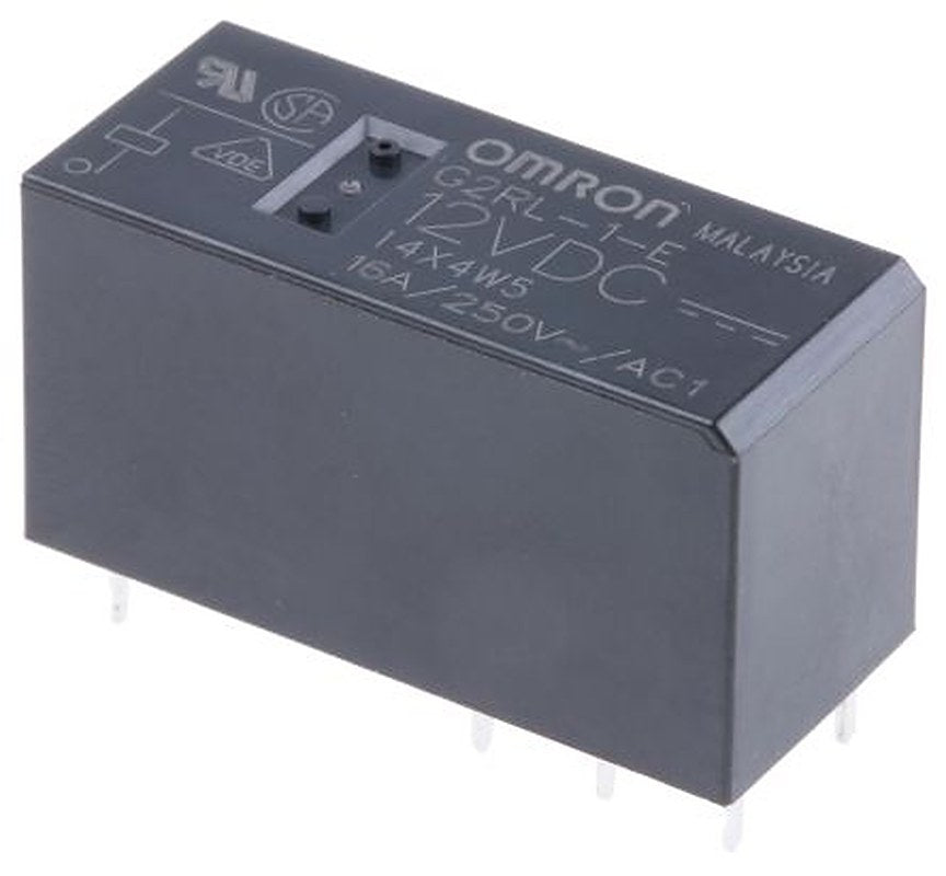 Omron Panel Power Relay, 12V dc Coil, 16A Switching Current, SPDT
