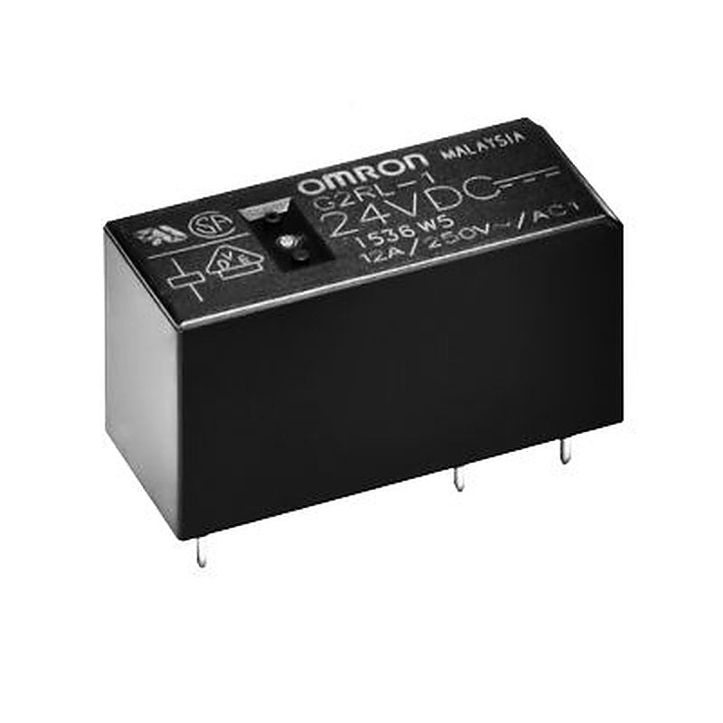 Omron PCB Non-Latching Relay, 12V dc Coil, 12A Switching Current, SPDT