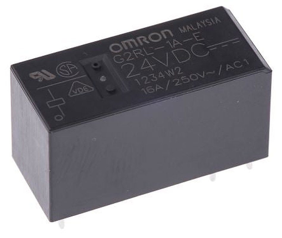 Omron PCB Power Relay, 24V dc Coil, 16A Switching Current, SPST
