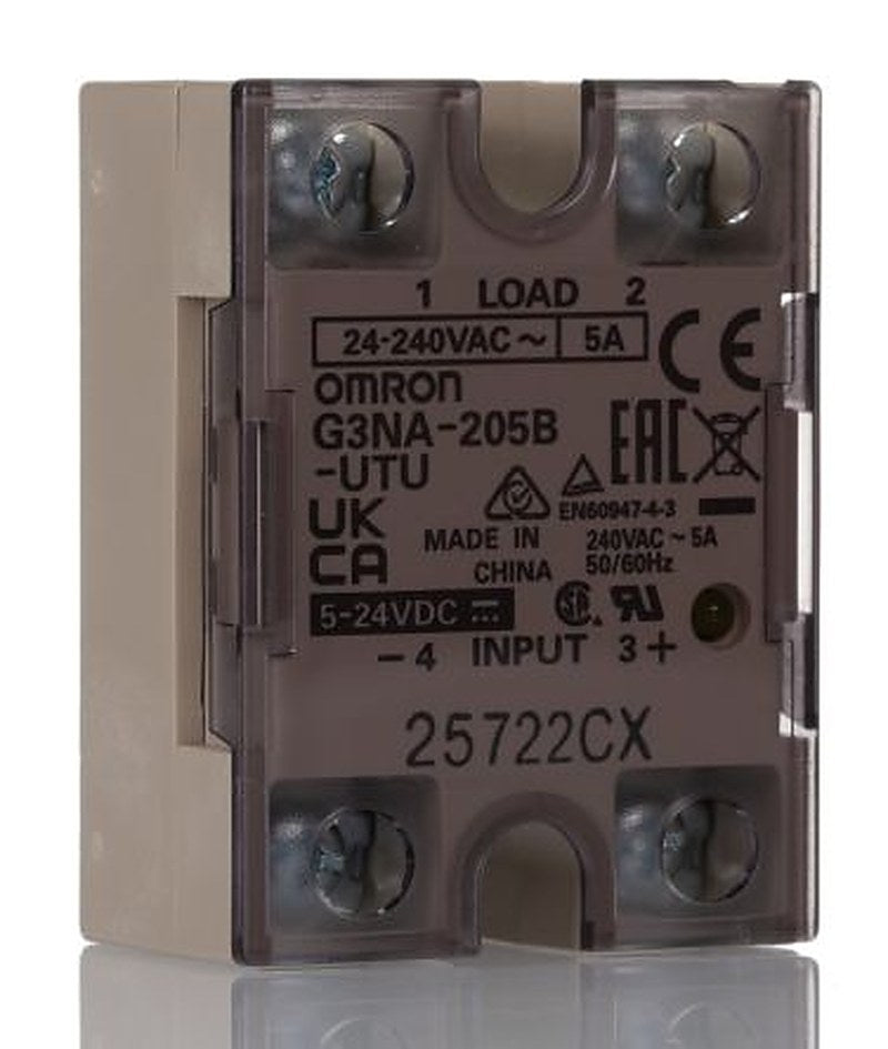 Omron G3NA Series Solid State Relay, Panel Mount, 264 V ac Load, 32V dc Control
