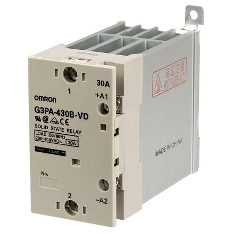 Omron G3PA Series Solid State Relay, 30 A Load, DIN Rail Mount, 440 V ac Load, 30V Control