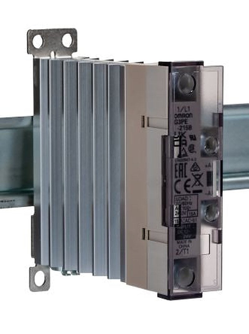 Omron G3PE Series Solid State Relay, 15 A Load, DIN Rail/Screw Mount, 240 V ac Load, 24V dc Control