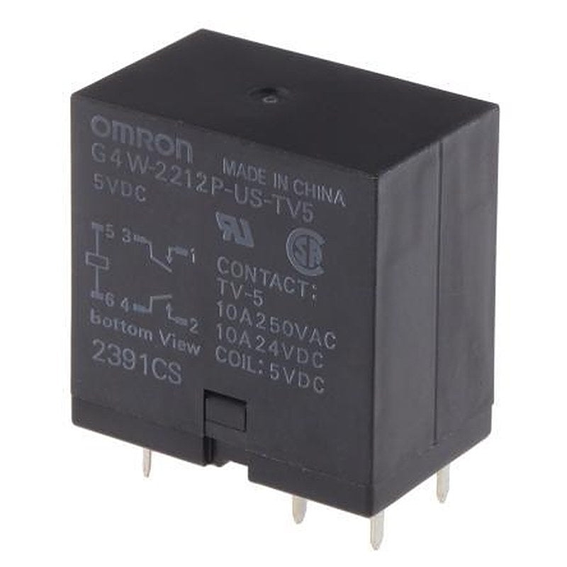 Omron G4W Series Power Relay, PCB, PCB Mount