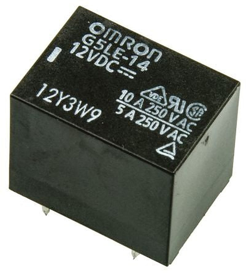 Omron PCB Power Relay, 12V dc Coil, 10A Switching Current, SPDT