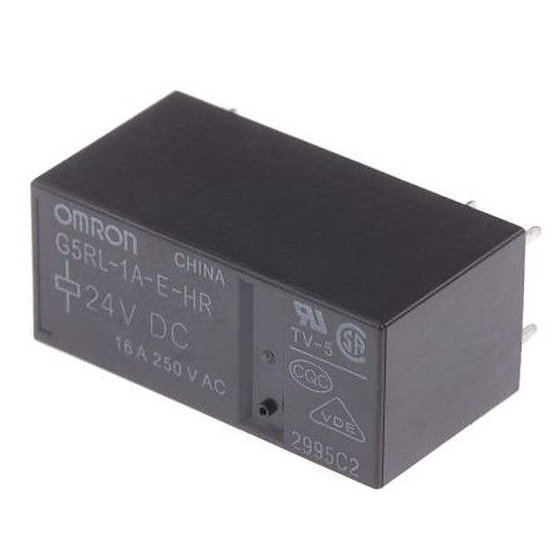 Omron PCB Power Relay, 24V dc Coil, 16A Switching Current, SPST