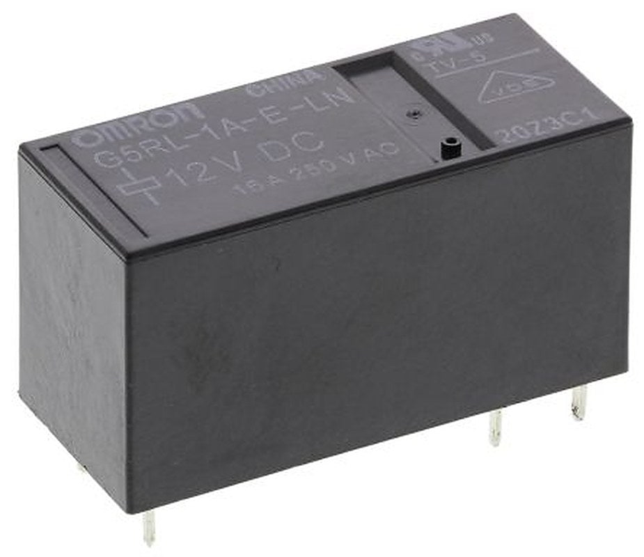 Omron PCB Power Relay, 12V dc Coil, 16A Switching Current, SPST