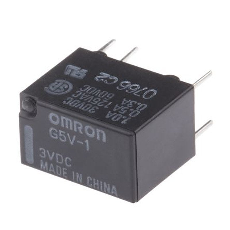 Omron PCB Signal Relay, 3V dc Coil, 1A, DPDT