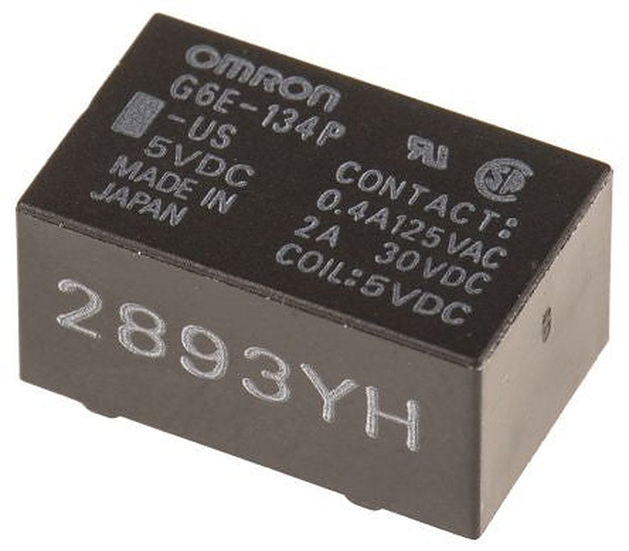 Omron PCB Power Relay, 5V dc Coil, 3A Switching Current, SPDT