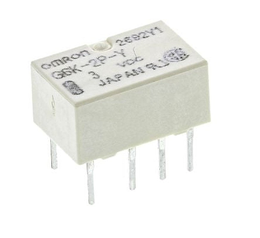 Omron PCB Signal Relay, 3V dc Coil, 1A, DPDT
